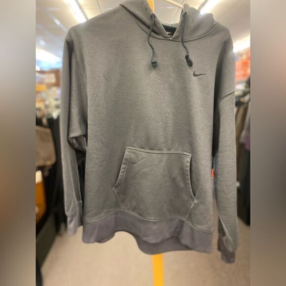 Nike Men Med Gray HOODIE - Picture 5 of 10